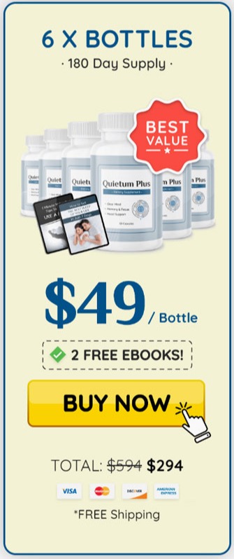 Quietum Plus - 6 bottles